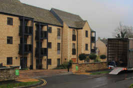 removal truck on the road